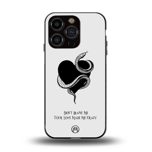 passionate back phone cover | glass case for iphone 14 pro