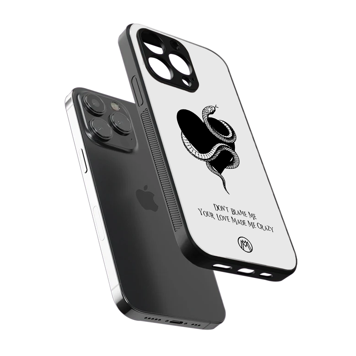 passionate back phone cover | glass case for iphone 15 pro