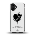 passionate back phone cover | glass case for iphone 16 plus