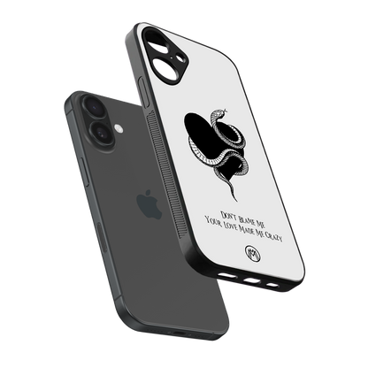 passionate back phone cover | glass case for iphone 16 plus
