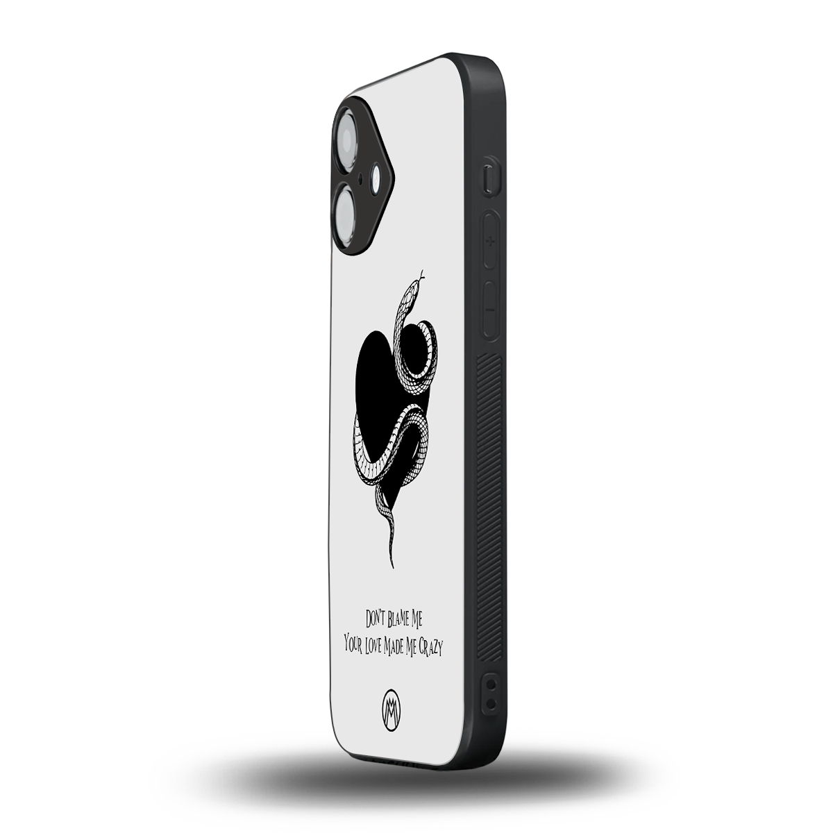 passionate back phone cover | glass case for iphone 16 plus