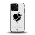 passionate back phone cover | glass case for iphone 16 pro