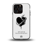 passionate back phone cover | glass case for iphone 16 pro