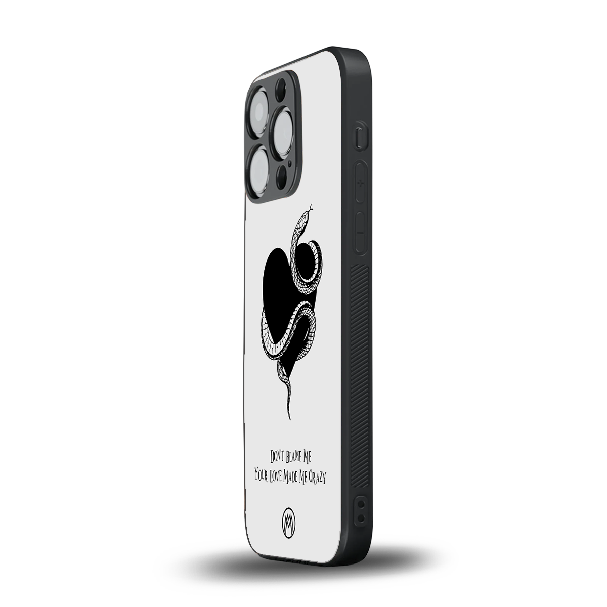 passionate back phone cover | glass case for iphone 16 pro