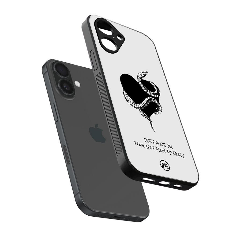 passionate back phone cover | glass case for iphone 16