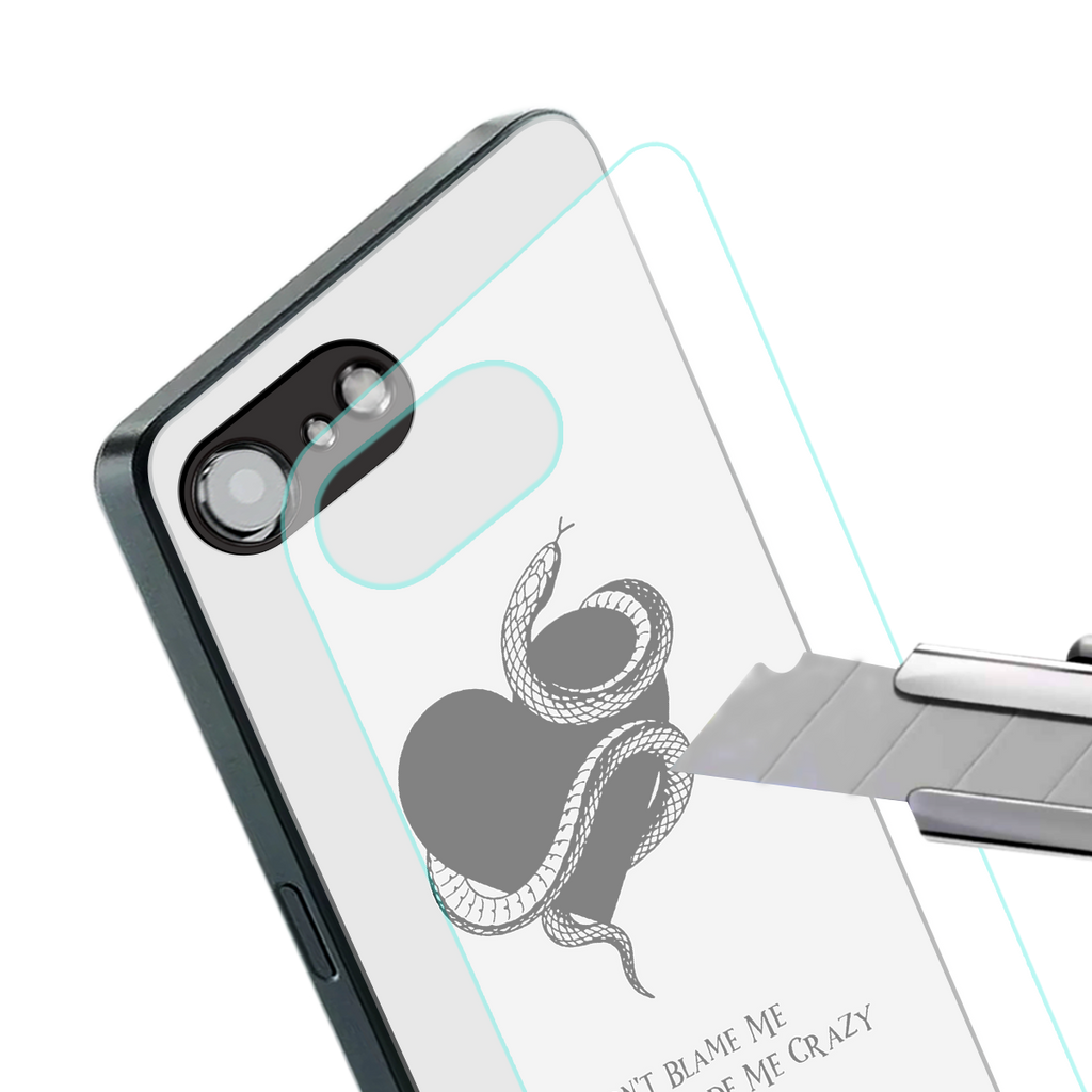 passionate back phone cover | glass case for iphone 16e