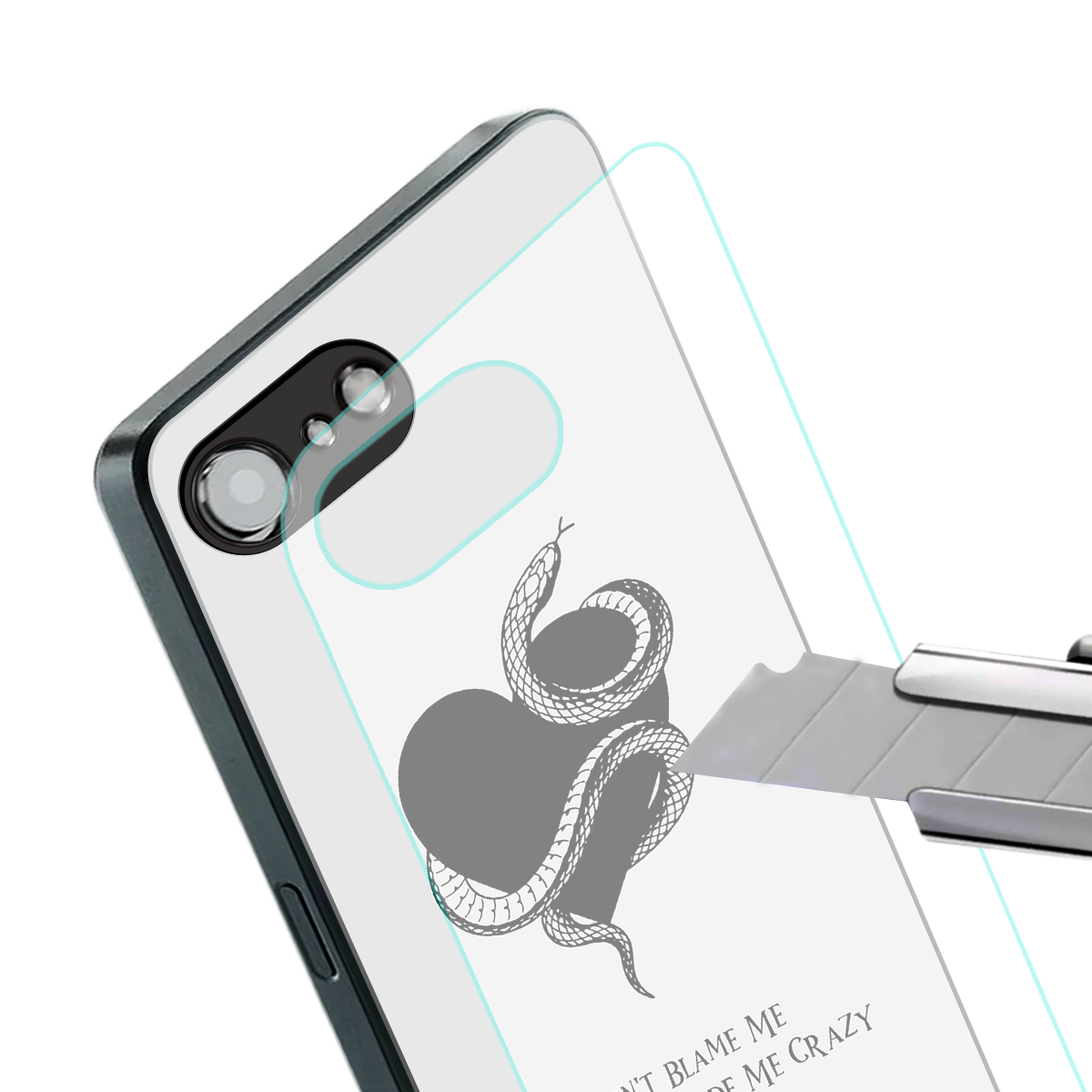 passionate back phone cover | glass case for iphone 16e