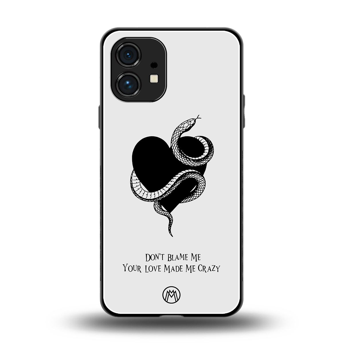 passionate back phone cover | glass case for nothing phone 1