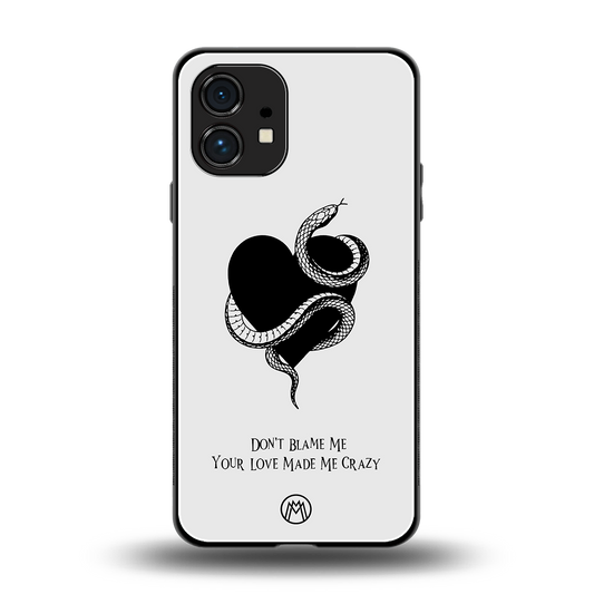 passionate back phone cover | glass case for nothing phone 1