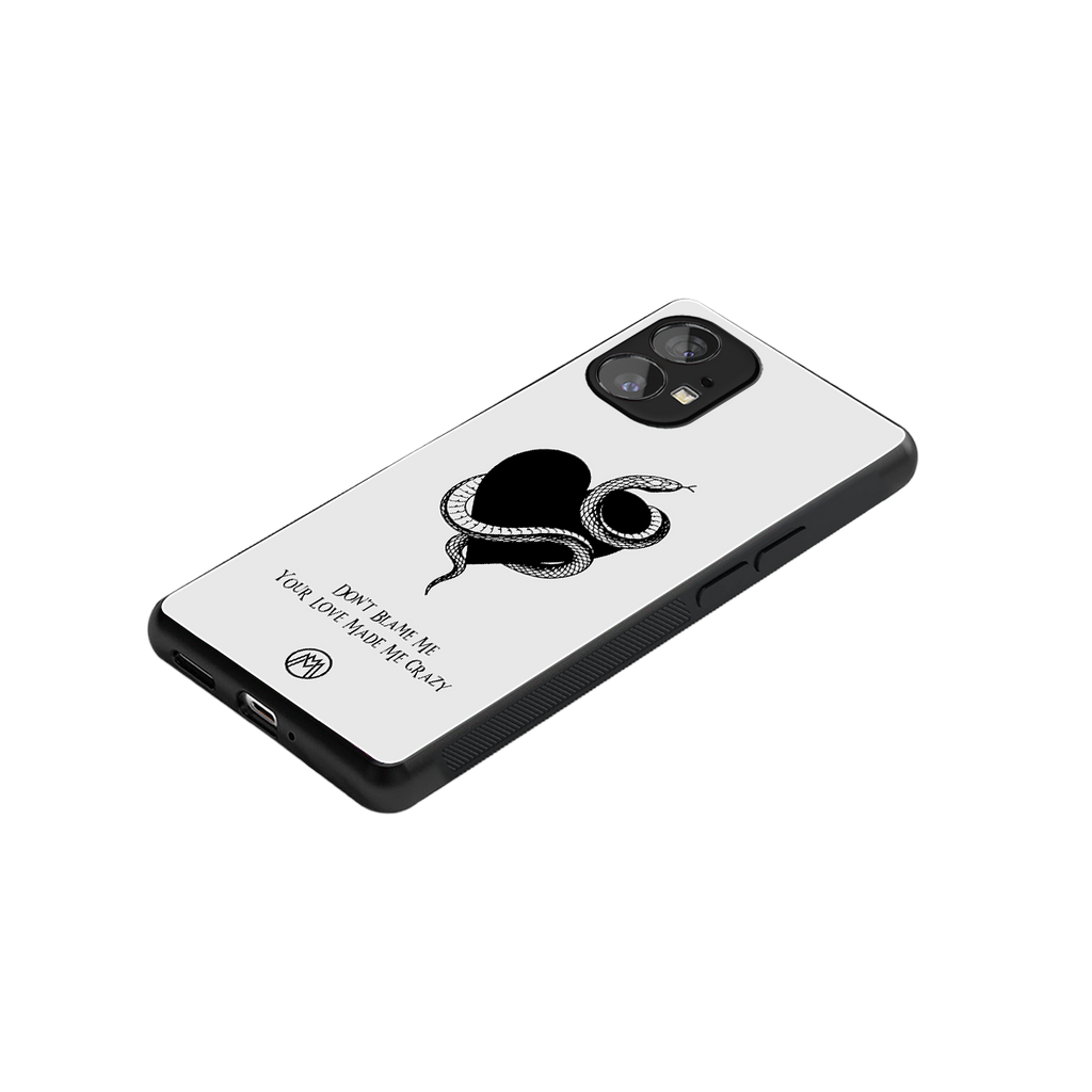 passionate back phone cover | glass case for nothing phone 1