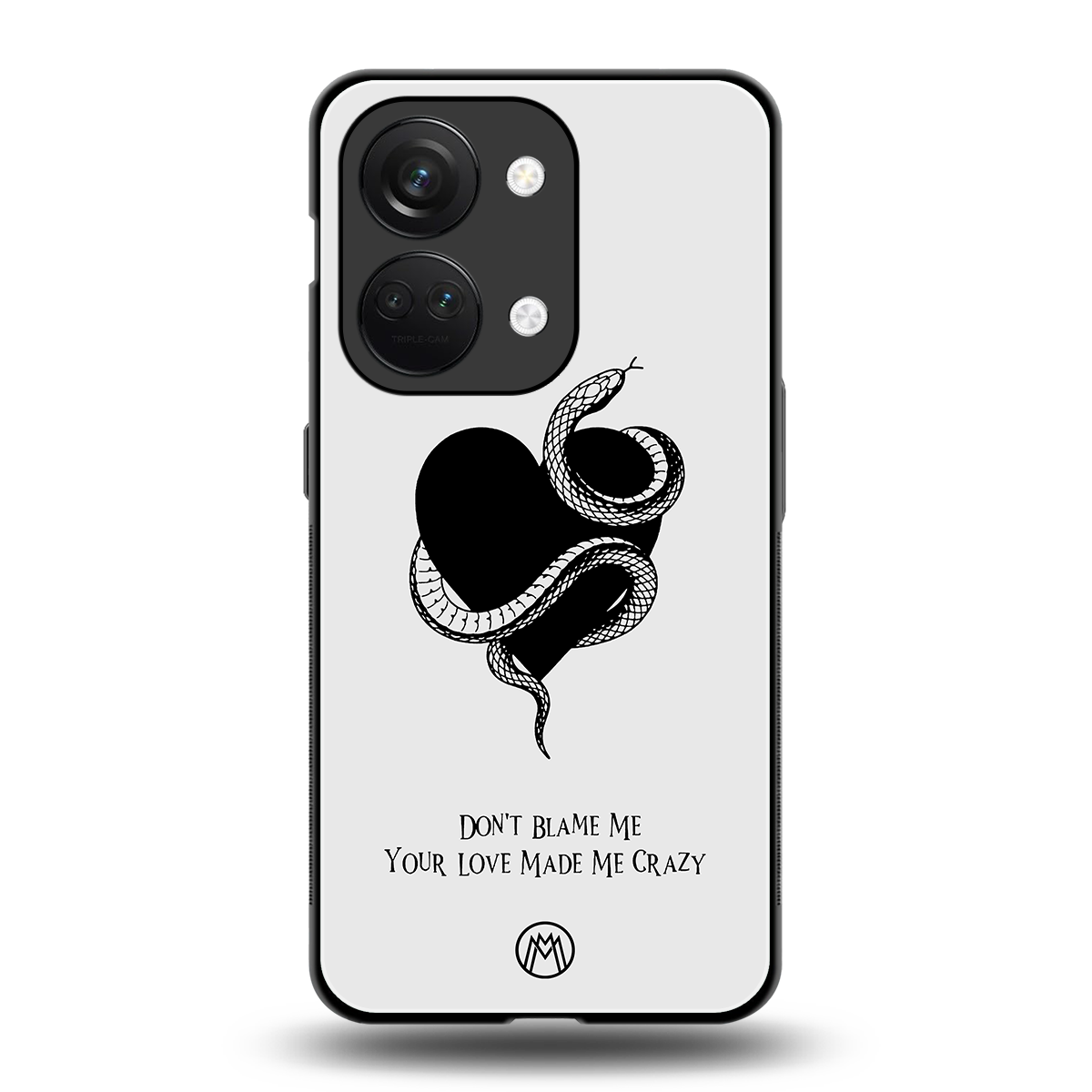 passionate back phone cover | glass case for oneplus nord 3
