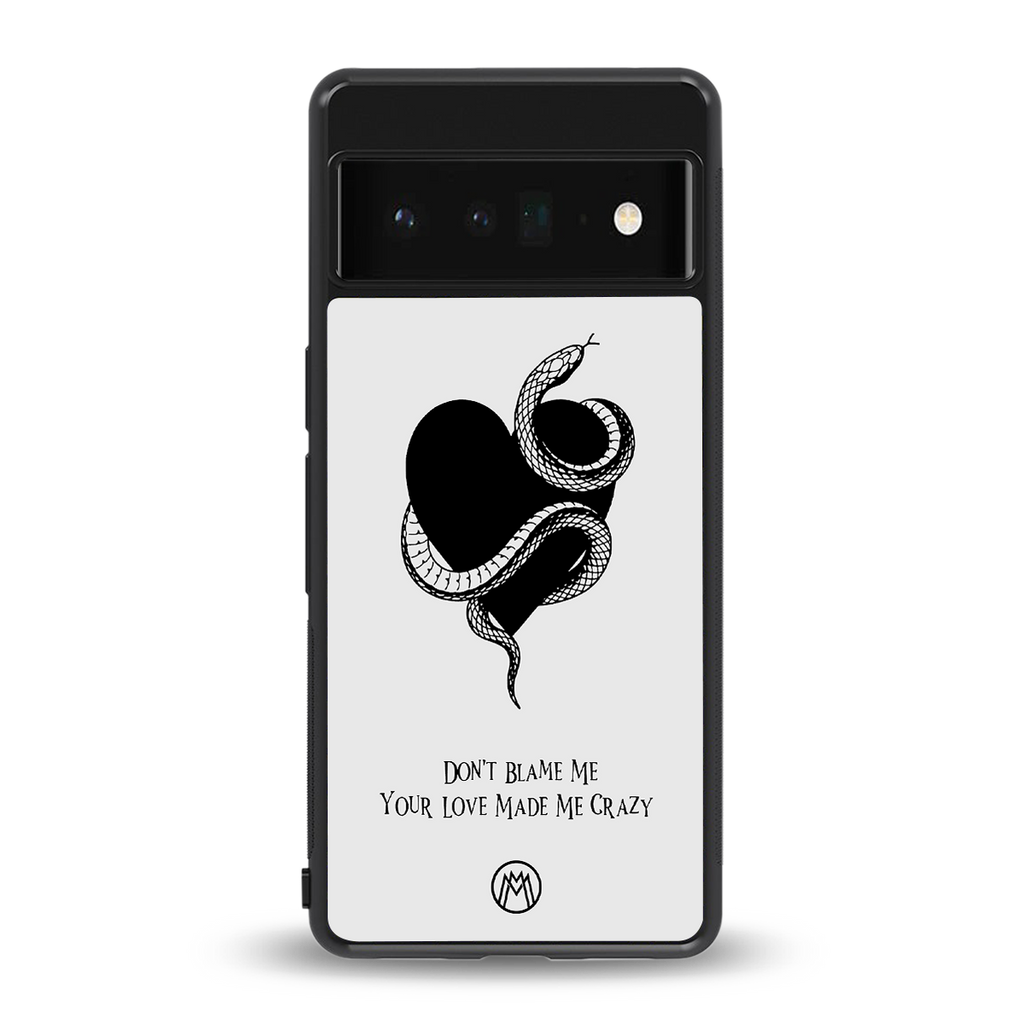 passionate back phone cover | glass case for google pixel 6 pro