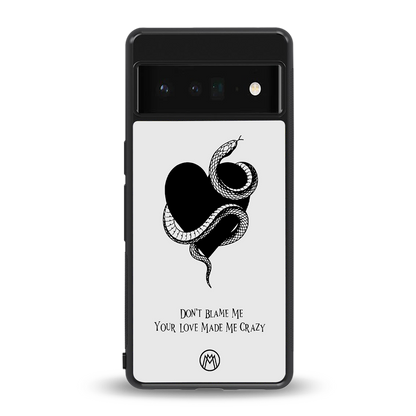 passionate back phone cover | glass case for google pixel 6 pro