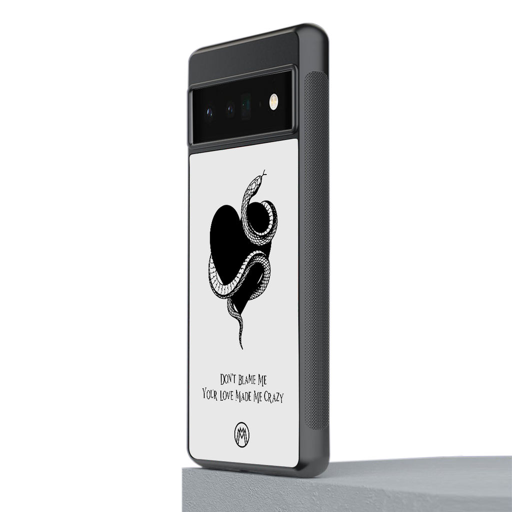 passionate back phone cover | glass case for google pixel 6 pro
