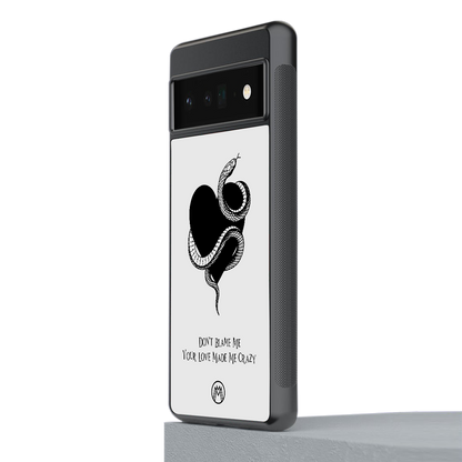 passionate back phone cover | glass case for google pixel 6 pro