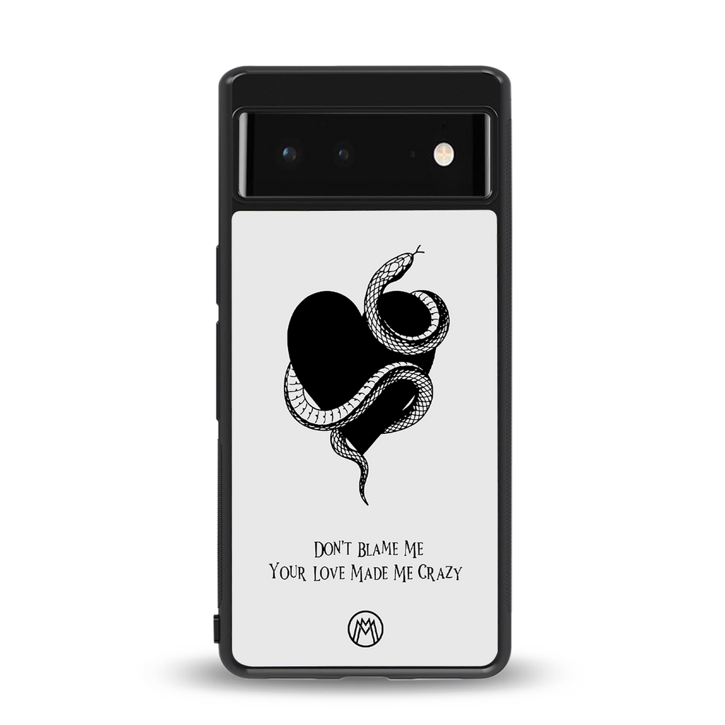 passionate back phone cover | glass case for google pixel 6