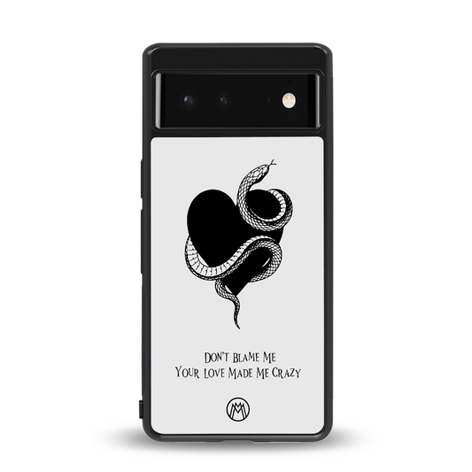 passionate back phone cover | glass case for Google Pixel 6A