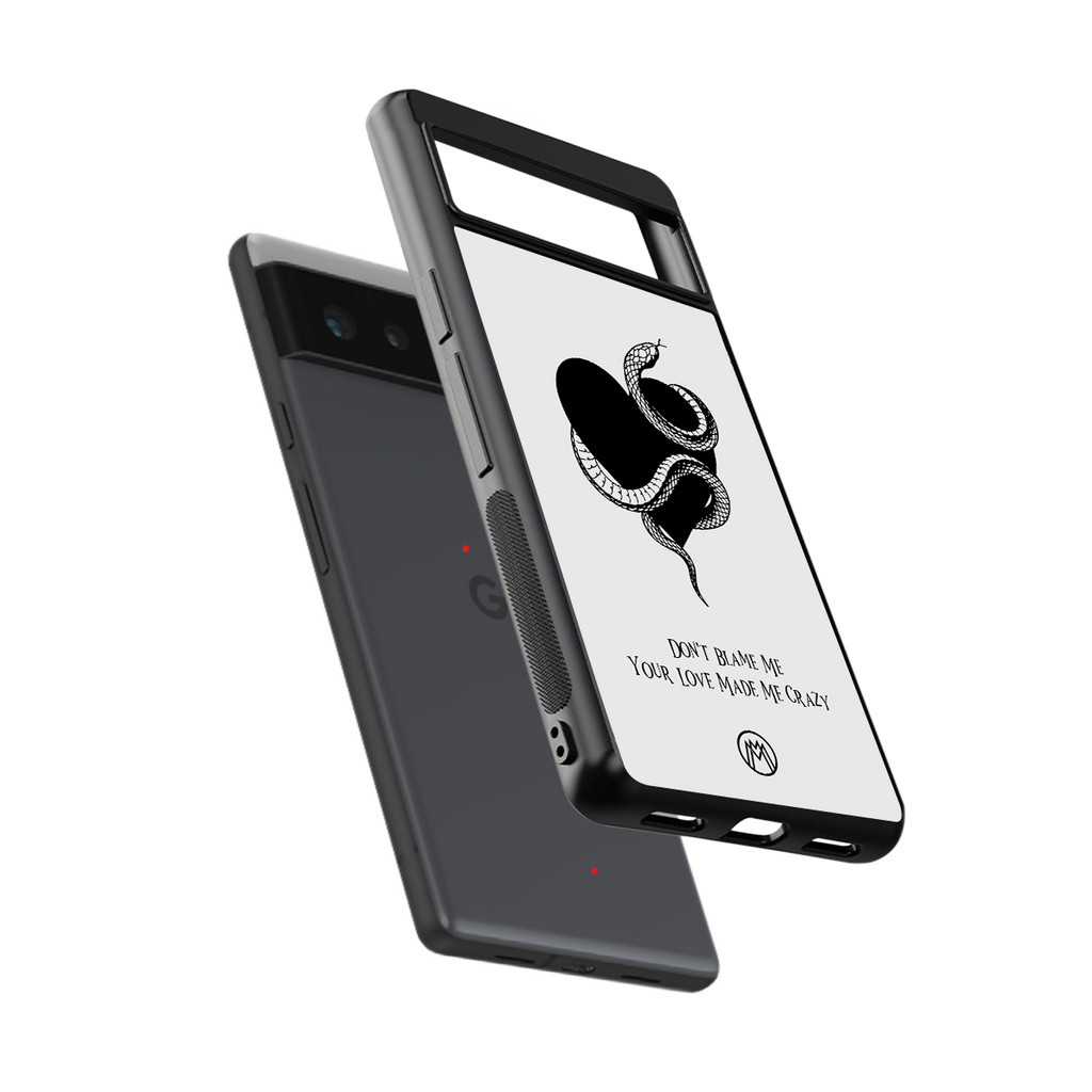 passionate back phone cover | glass case for google pixel 6