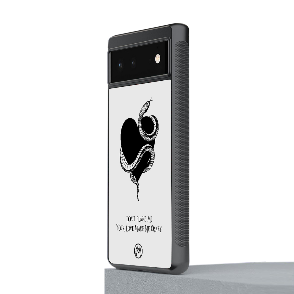 passionate back phone cover | glass case for google pixel 6