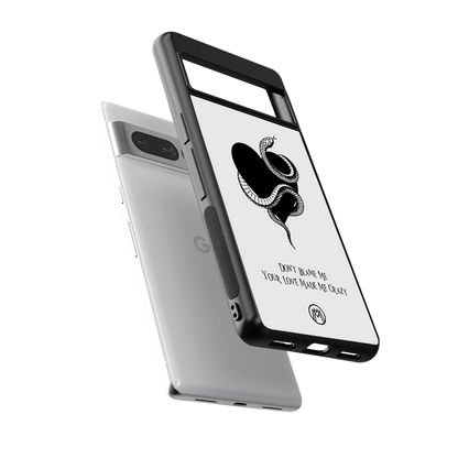 passionate back phone cover | glass case for google pixel 7 pro