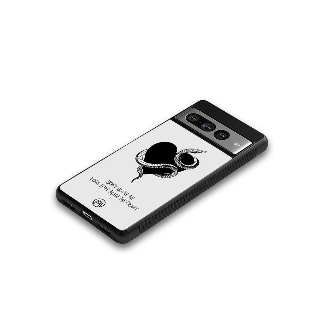 passionate back phone cover | glass case for google pixel 7 pro