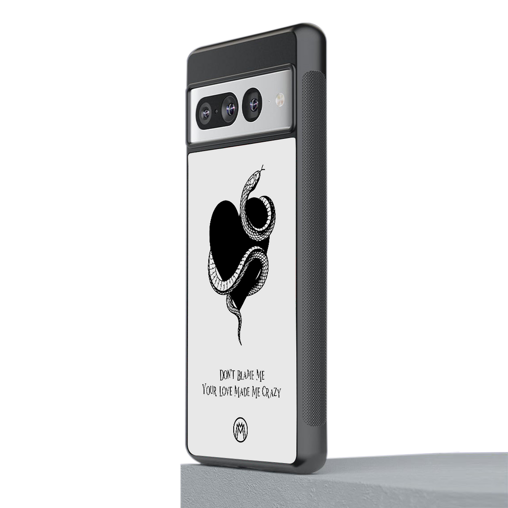 passionate back phone cover | glass case for google pixel 7 pro