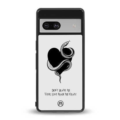 passionate back phone cover | glass case for Google Pixel 7