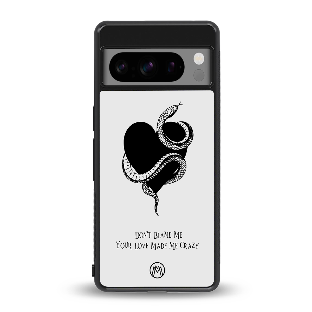 passionate back phone cover | glass case for google pixel 8 pro