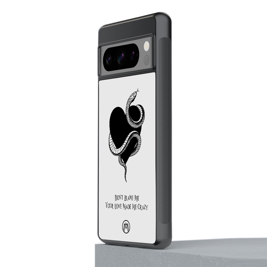 passionate back phone cover | glass case for google pixel 8 pro
