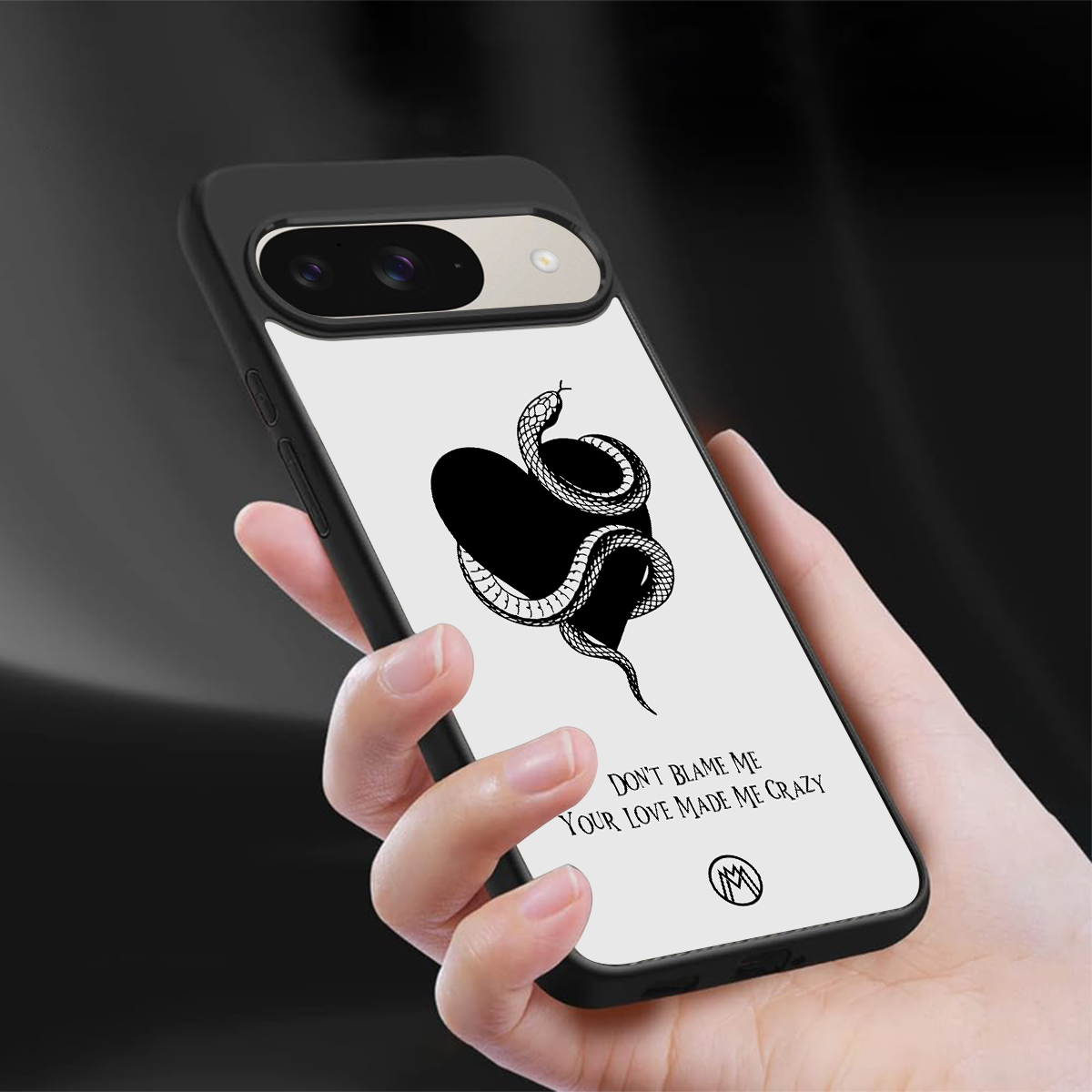 passionate back phone cover | glass case for google pixel 9