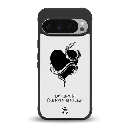 passionate back phone cover | glass case for google pixel 9 pro xl