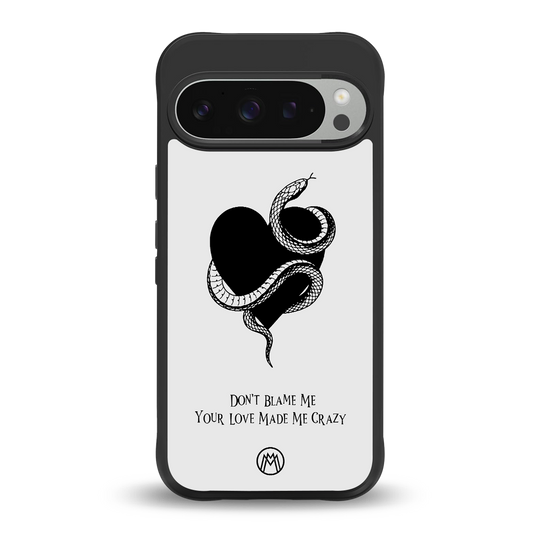 passionate back phone cover | glass case for google pixel 9 pro xl