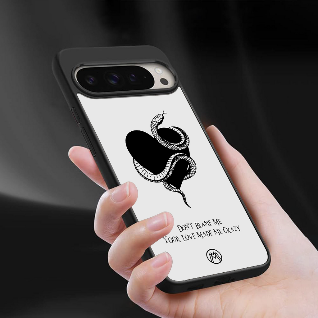 passionate back phone cover | glass case for google pixel 9 pro