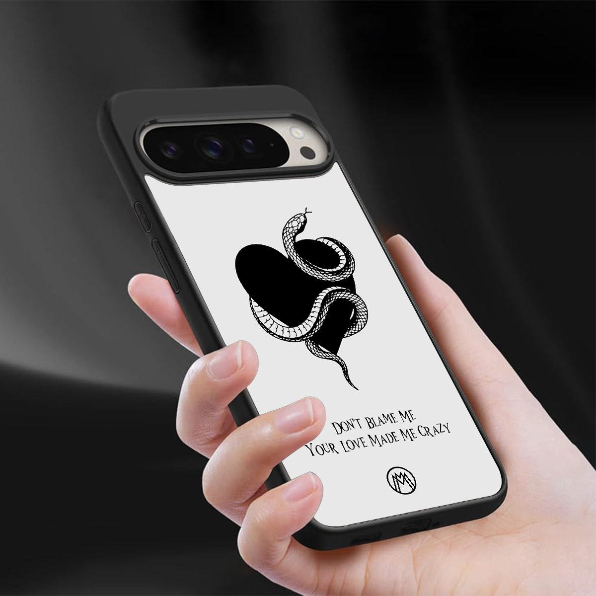 passionate back phone cover | glass case for google pixel 9 pro