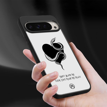 passionate back phone cover | glass case for google pixel 9 pro xl