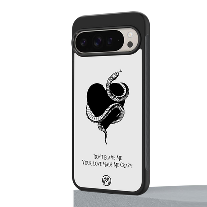 passionate back phone cover | glass case for google pixel 9 pro xl