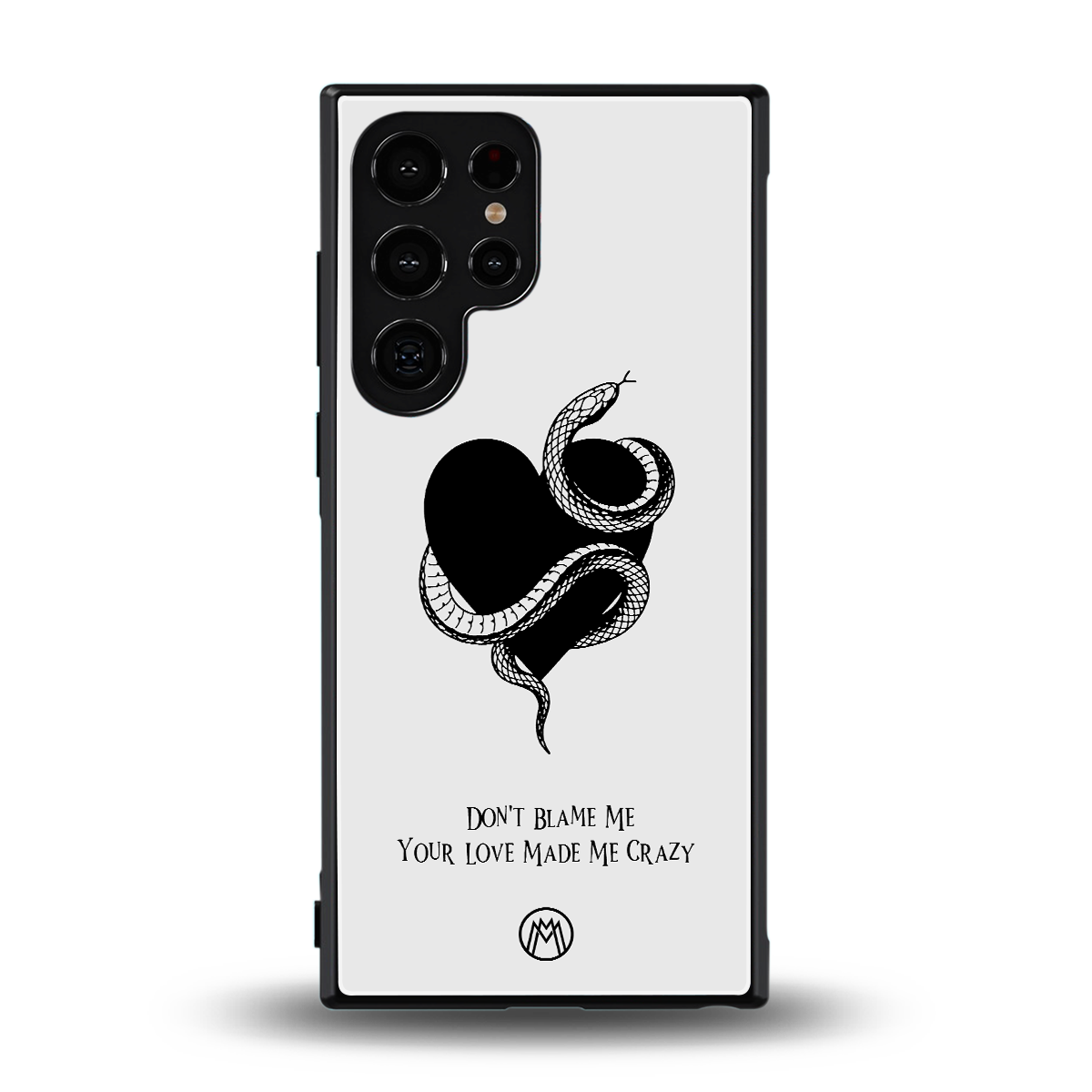 passionate back phone cover | glass case for samsung galaxy s23 ultra