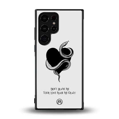 passionate back phone cover | glass case for samsung galaxy s23 ultra