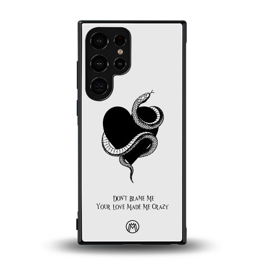 passionate back phone cover | glass case for samsung galaxy s23 ultra