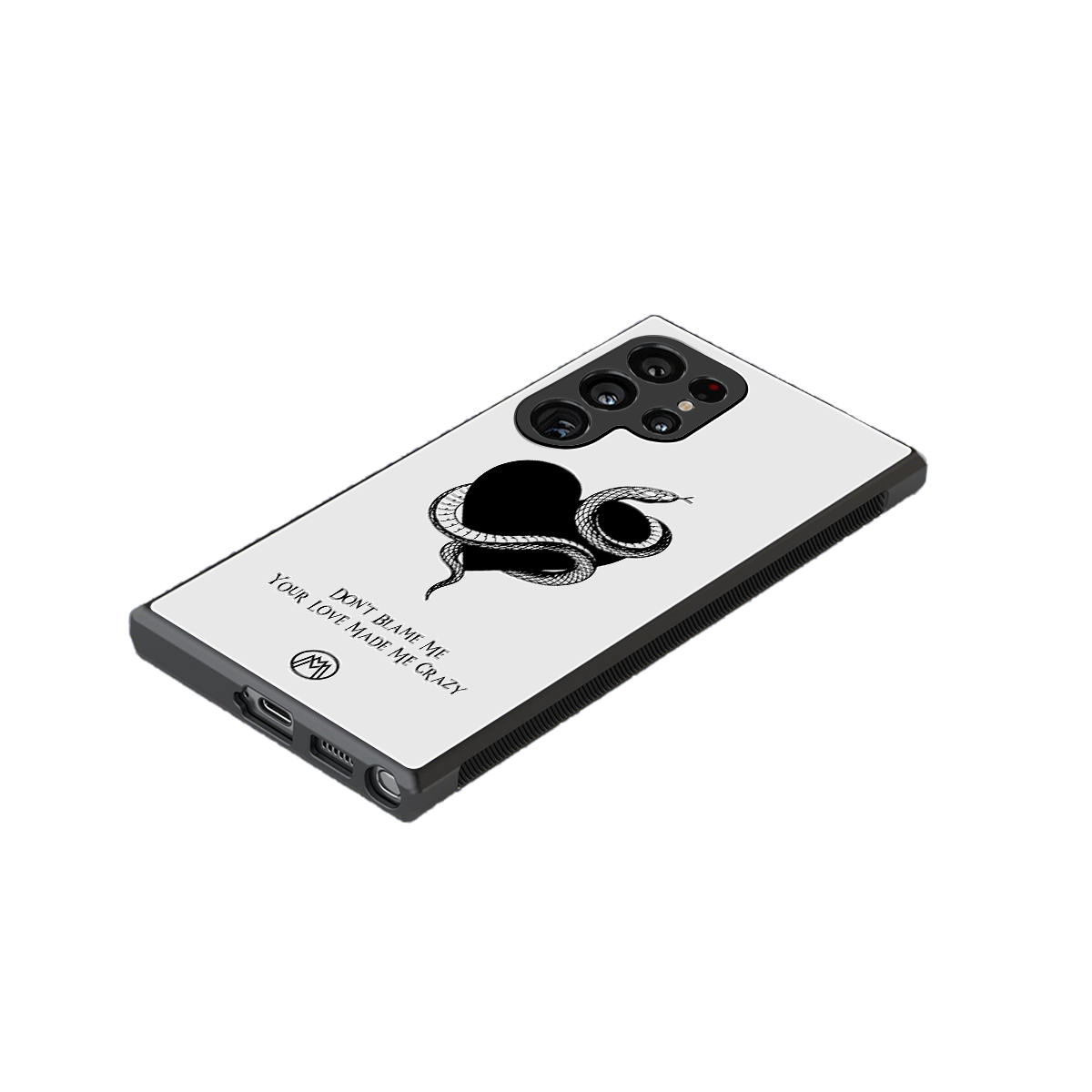 passionate back phone cover | glass case for samsung galaxy s23 ultra