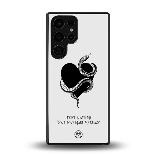 passionate back phone cover | glass case for samsung galaxy s25 ultra