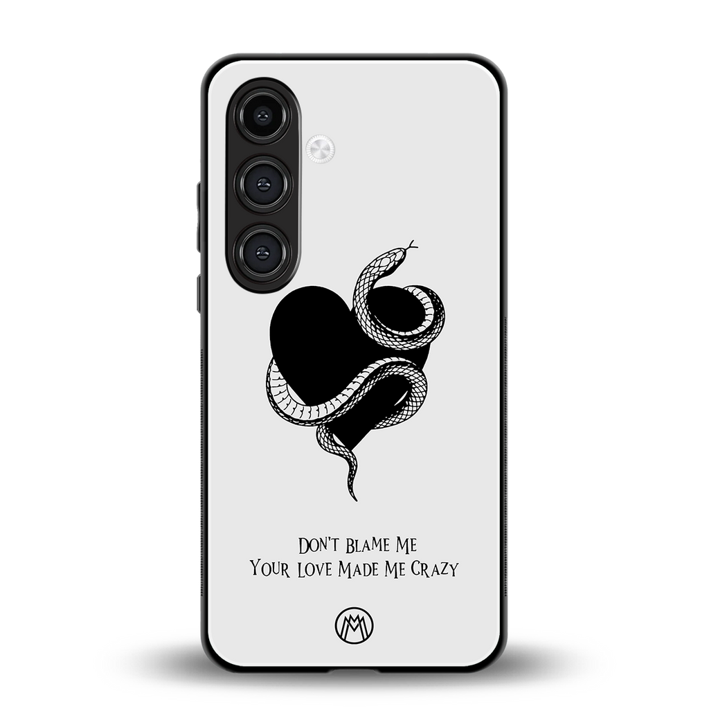 passionate back phone cover | glass case for samsung galaxy s25 plus