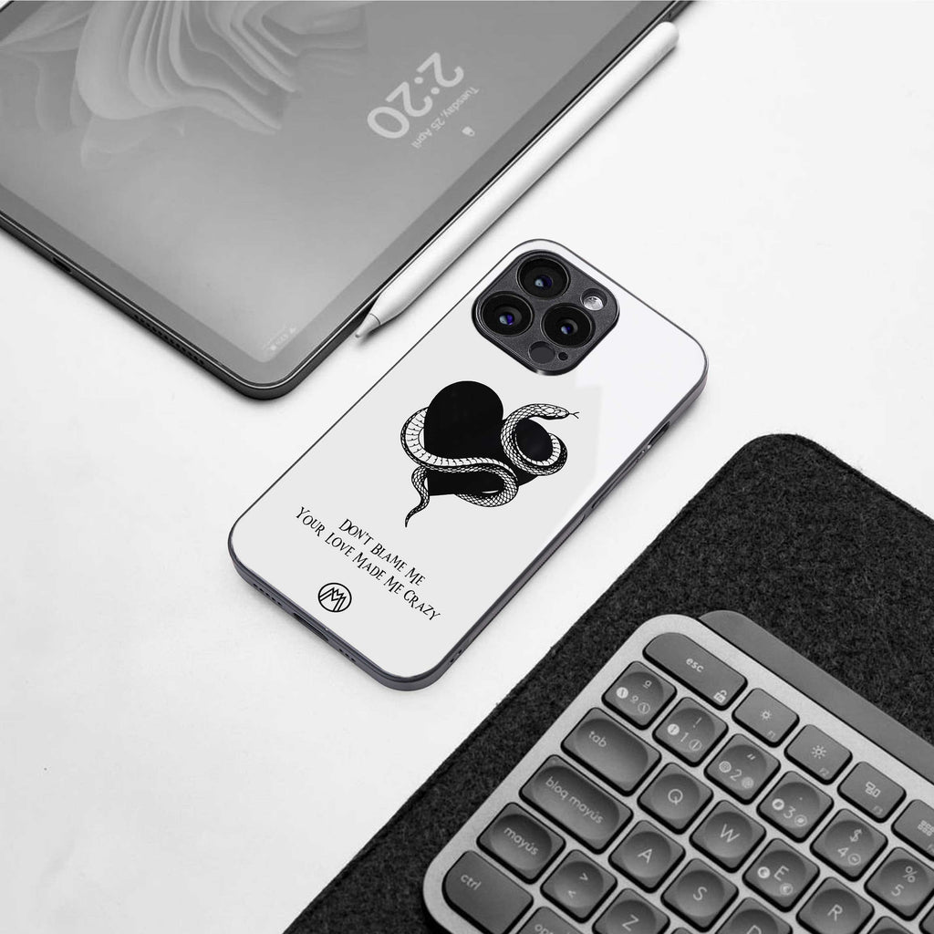 passionate back phone cover | glass case for iphone 14 plus