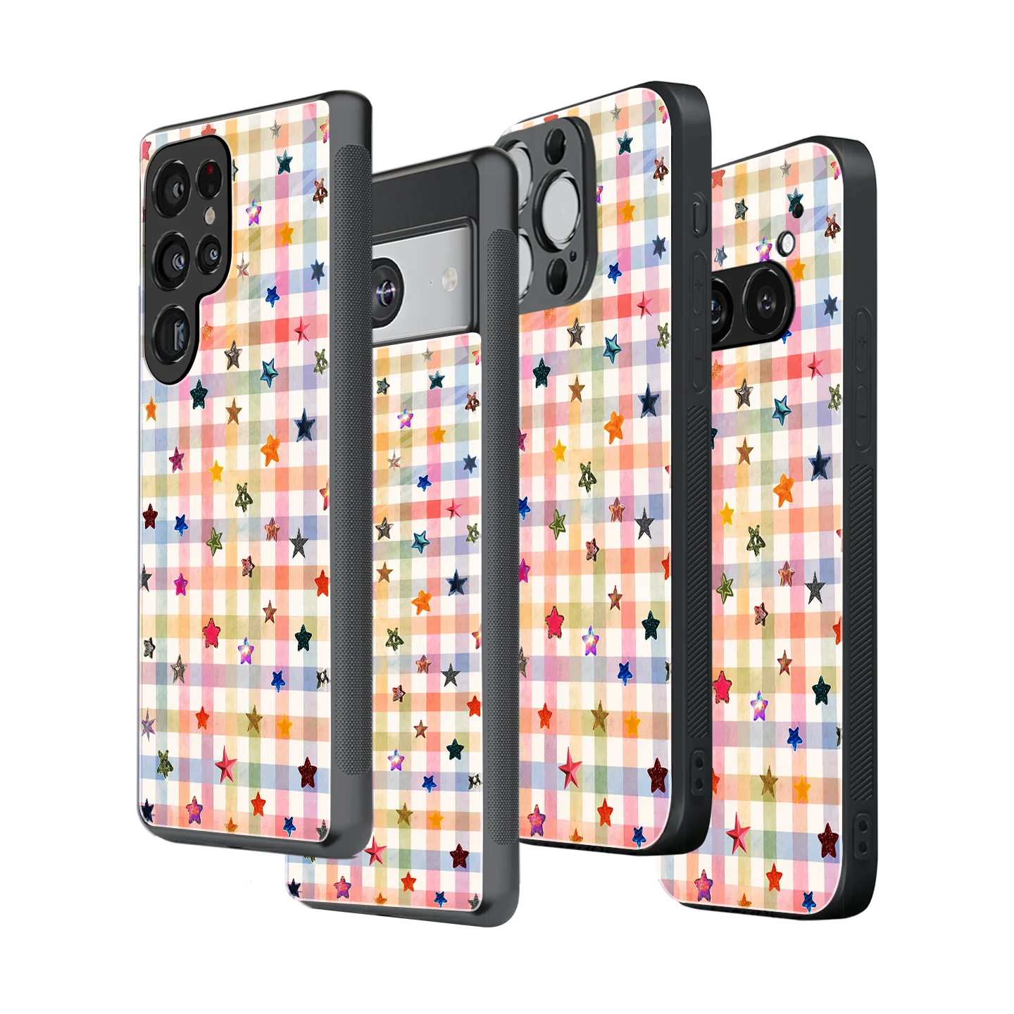 Stylish Glass Back Case for All Smartphones iPhone, Samsung, OnePlus, Pixel, Redmi, Oppo, Vivo, Motorola