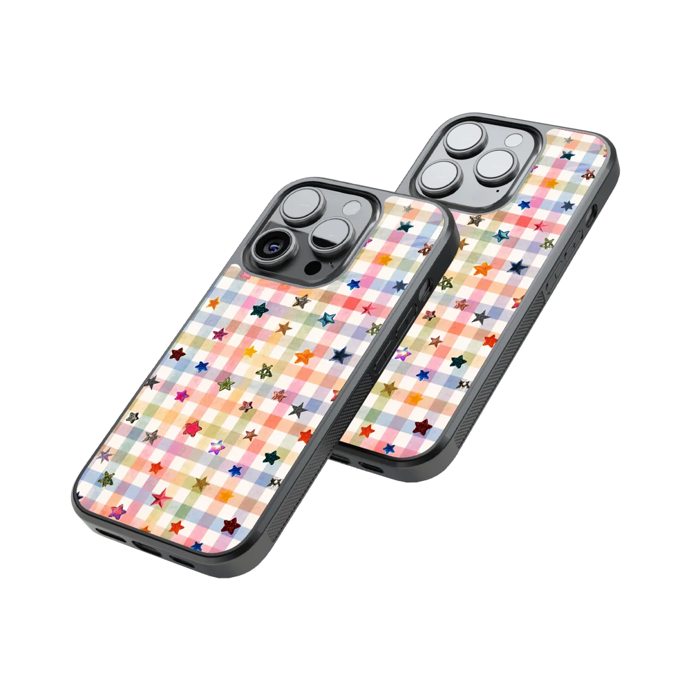 Protective Glass Back Phone Case Compatible with iPhone, Samsung, OnePlus, Pixel & More