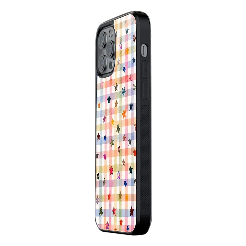 Slim Glass Back Phone Case for Multiple Brands iPhone, Samsung, Redmi, OnePlus, Oppo, Vivo