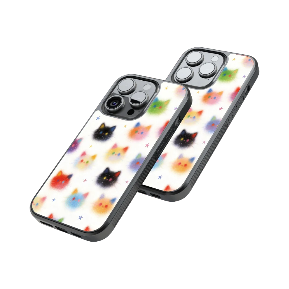 Protective Glass Back Phone Case Compatible with iPhone, Samsung, OnePlus, Pixel & More