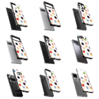 Durable Glass Back Mobile Case for iPhone, Samsung, OnePlus, Google Pixel, Redmi, Vivo, Oppo