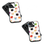 Trendy Glass Back Mobile Case for iPhone, Samsung, Redmi, OnePlus, Google Pixel, Motorola