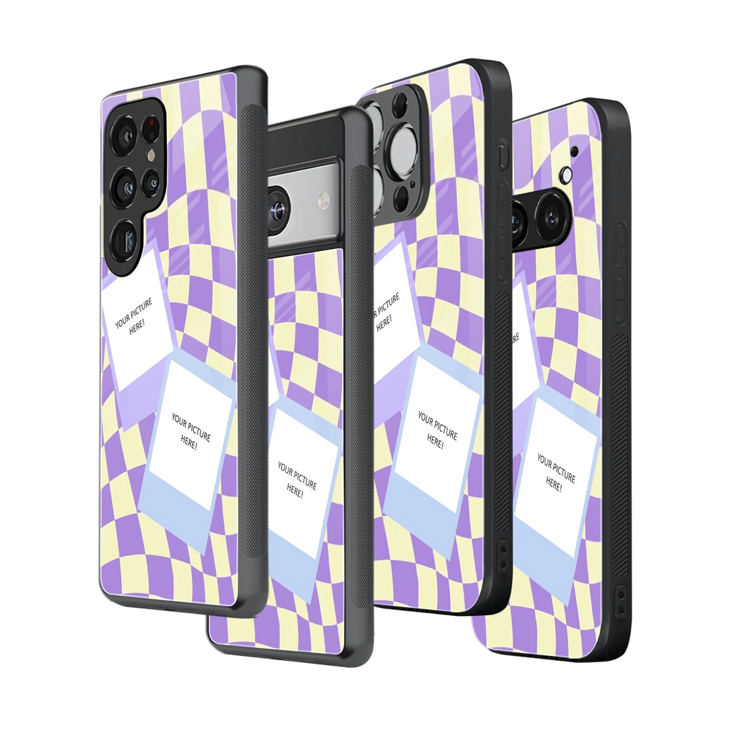 Polaroid Personalised Glass Phone Case